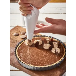 Moule Anti Adhésif Tarte Cannelée Fond Amovible Ø 28 cm x H 3 cm De Buyer