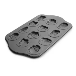 Moule Anti-adhérent Biscuits Halloween 44 x 28 cm (x12) Ibili