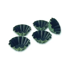 Moule Brioche 12 Côtes 6 cm x H 1,5 cm (x25) Matfer