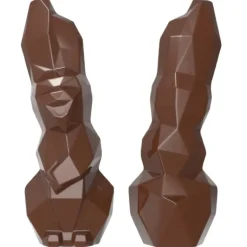 Moule Chocolat Aimanté Lapin Origami 15 cm Chocolate World