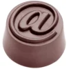 Moule Chocolat Arobase Ø 28 mm (x32) Chocolate World