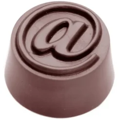Moule Chocolat Arobase Ø 28 mm (x32) Chocolate World