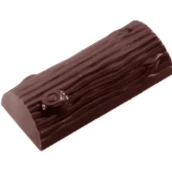 Moule Chocolat Bûche 12,3 cm (x4) Chocolate World