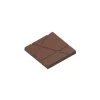 Moule Chocolat Carré avec Rayures 7,5 cm (x3) Chocolat Form