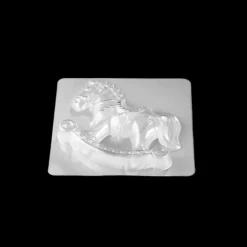 Moule Chocolat Cheval à Bascule 17,5 x 5,5 cm x H 15,5 cm (x2) Pavoni