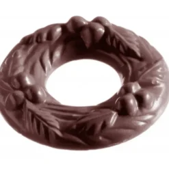 Moule Chocolat Couronne de Noël (x10) Chocolate World