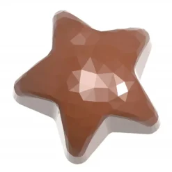 Moule Chocolat Etoile à Facettes 3,5 cm (x21) Chocolate World