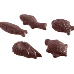 Moule Chocolat Fritures Animaux Marins 38x20mm (x28) Chocolate World