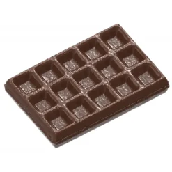 Moule Chocolat Gaufre de Bruxelles 55 mm (x10) Chocolate World