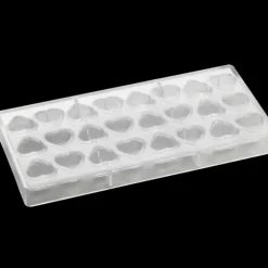 Moule Chocolat Polycarbonate Praline Cœur 2,5 x 2,8 x H 1,6 cm (x24) Pavoni