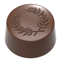 Moule Chocolat Praline Ronde Laurier 31 mm (x21) Chocolate World