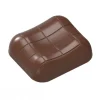 Moule Chocolat Rectangle Rayé 35x31 mm (x21) Chocolat Form
