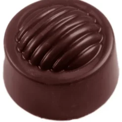 Moule Chocolat Rond Strié (x32) Chocolate World