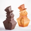 Moule Chocolat Snowman 12,5 x 12,1 x H 20 cm (x2) Pavoni