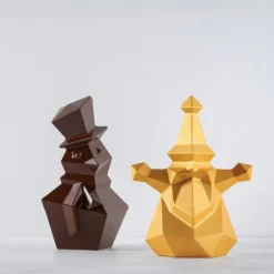 Moule Chocolat Snowman 12,5 x 12,1 x H 20 cm (x2) Pavoni