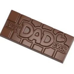 Moule Chocolat Tablette Best Dad Ever (x4) Chocolate World
