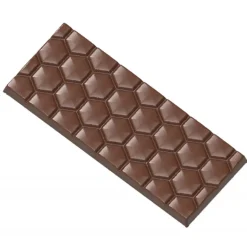 Moule Chocolat Tablette Nid d'Abeille (x4) Chocolate World