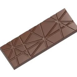 Moule Chocolat Tablette Rayures (x4) Chocolate World