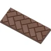 Moule Chocolat Tablette Rectangles Obliques (x4) Chocolate World