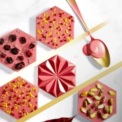 Moule Chocolat Tablette Ruby 103,5 mm (x2) Chocolate World