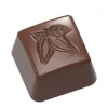 Moule Chocolat Timbre Cacao Carré 26 mm (x24) Chocolate World