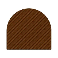 Moule Embout de bûche Strie 78 x 85 mm Mallard Ferrière