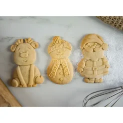 Moule en Silicone 3 Personnages de Noël Karen Davies