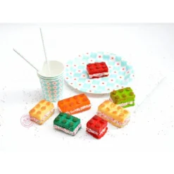 Moule Gâteau Brique Silicone ScrapCooking