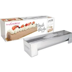 Moule inox bûche + insert offert Scrapcooking