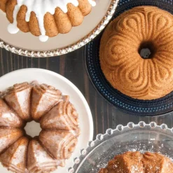 Moule Mini Bundt Assortis (x4) Gold Nordic Ware