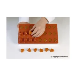 Moule Pâte de Fruit Bonbon 24 empreintes 6ml SilikoMart Professional