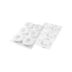 Moule Silicone 6 Anneaux Ring 79 ml Silikomart Professional