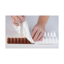 Moule Silicone 4 Bûches Trilogy 37cm Silikomart Professional