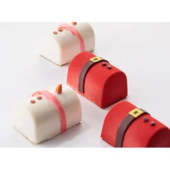 Moule Silicone 8 Bûchettes 7,5 cm x 5 cm Silikomart Professional