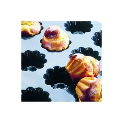 Moule Silicone 24 Brioches Cannelées 8,2 cm x H 3,7 cm Flexipan