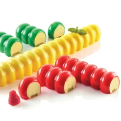 Moule silicone 4 Chenilles infinity Silikomart