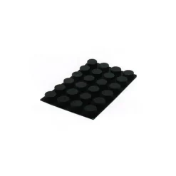 Moule Silicone 24 Cylindres Ø7 x 3,5 cm 133ml SilikoMart Professional