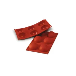 Moule Silicone 6 Demi-sphères 7 cm x H 3,5 cm Silikomart