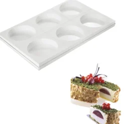 Moule silicone 6 empreintes rondes Ø160 mm Silikomart