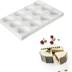 Moule silicone 12 empreintes rondes Ø115 mm Silikomart