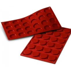 Moule Silicone 24 Florentins 3,5 cm x H 0,5 cm Silikomart