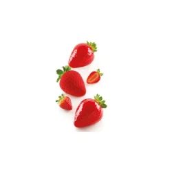 Moule Silicone 5 Fraises 120 ml Silikomart Professional