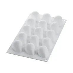 Moule Silicone 15 Mini Fraises 48 x 37 x H33 mm 30ml SilikoMart Professional
