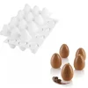 Moule Silicone 12 Oeufs Ø 3,4 cm x H 4,7 cm Silikomart Professional