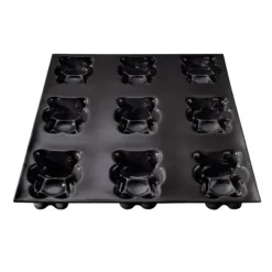 Moule Silicone 9 Oursons 9 x 5,5 cm Flexipan Demarle