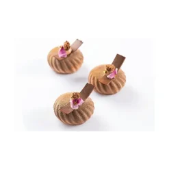 Moule Silicone 6 Palets Vrillés Samouraï 110ml Silikomart Professional