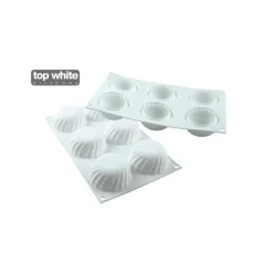 Moule Silicone 6 Palets Vrillés Samouraï 110ml Silikomart Professional