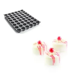 Moule Silicone 96 Pomponnettes Ø3,6 x H1,7 cm 15ml SilikoMart Professional