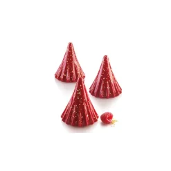 Moule Silicone 8 Sapins Astro Ø6,7 cm x 7,9 cm Silikomart Professional