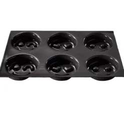 Moule Silicone 6 Smileys Ø 8 cm Flexipan Demarle